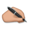 Writing Hand - Medium emoji on LG